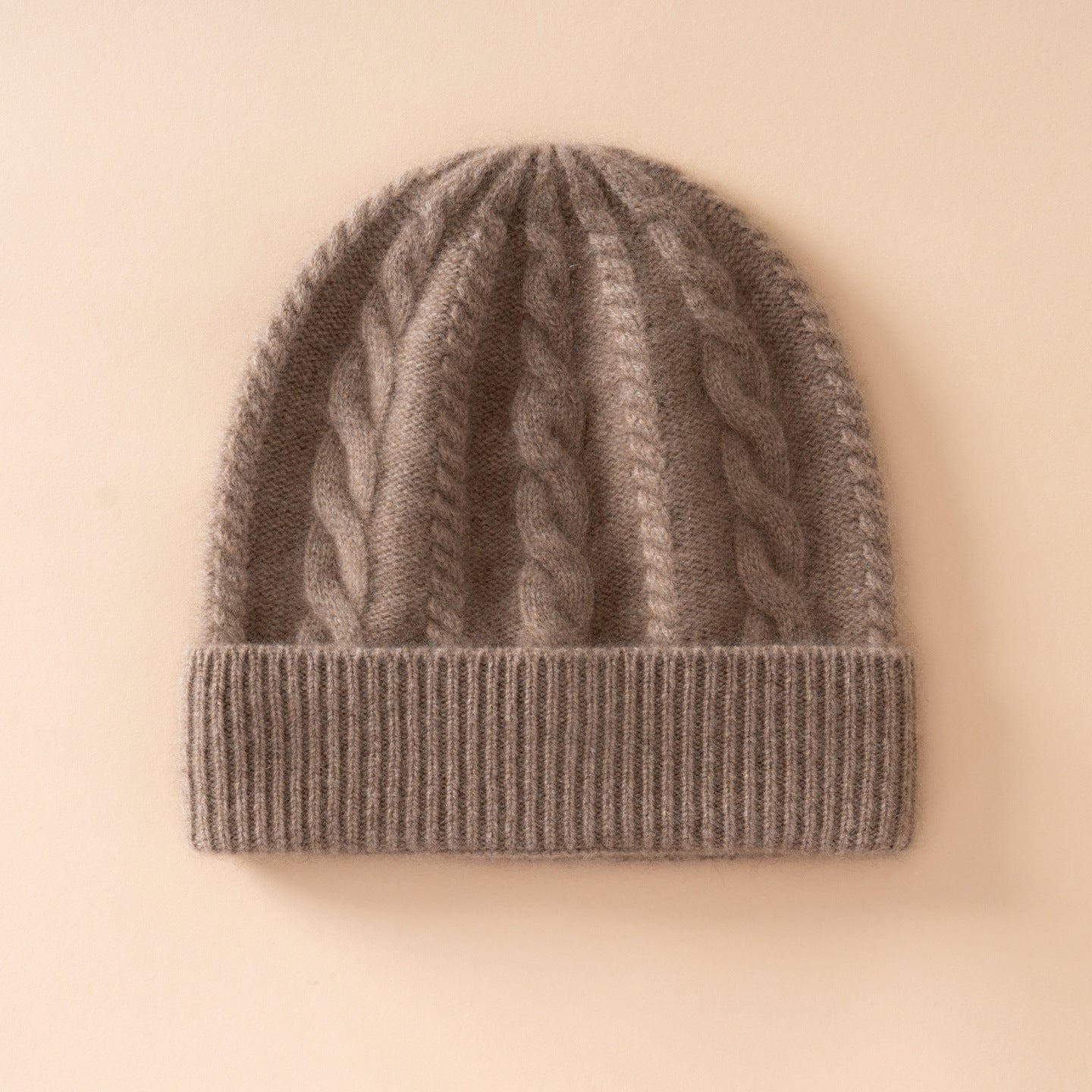 Winter warm thick knitted wool hat