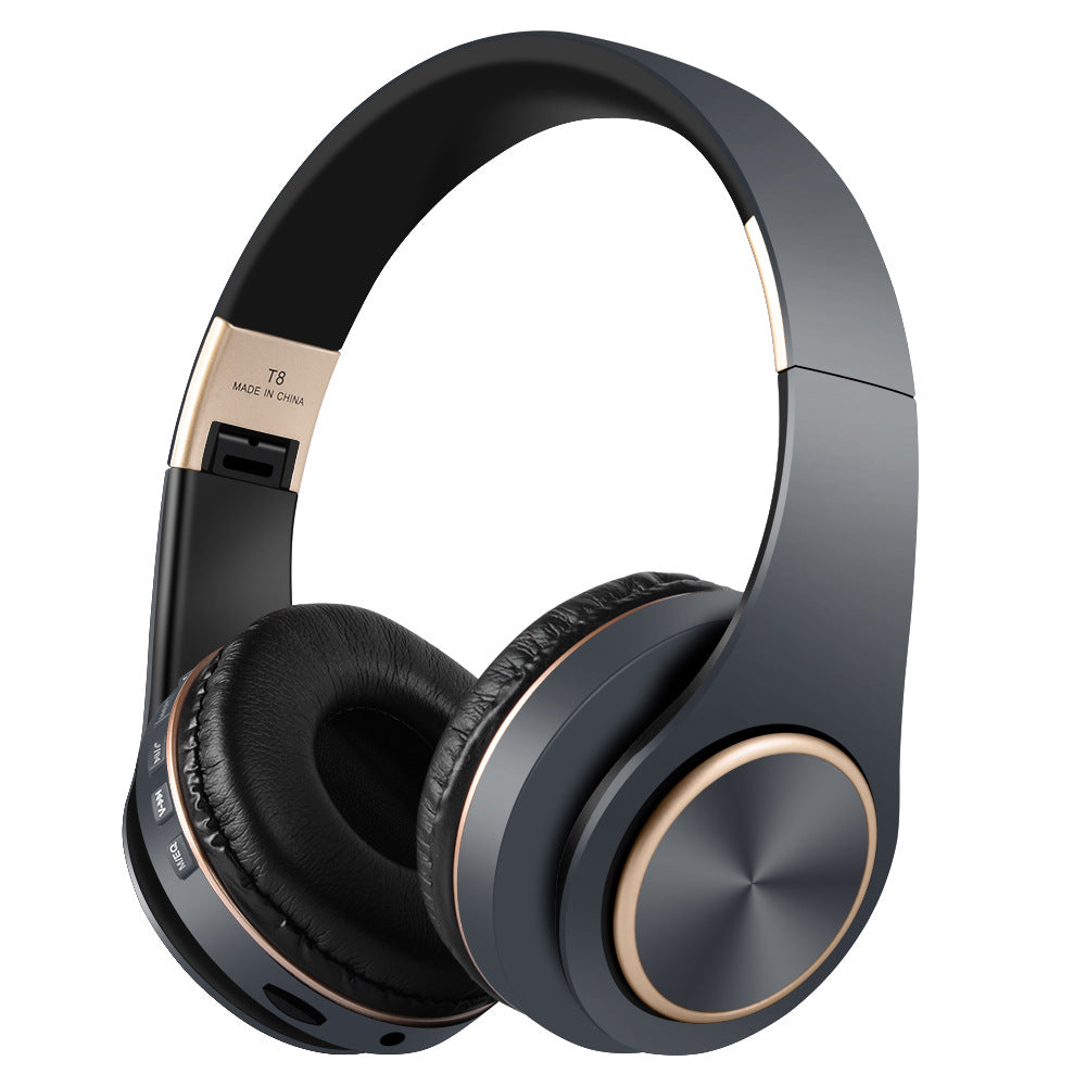 Wireless Bluetooth Headset with Stereo Sound and Voice Control