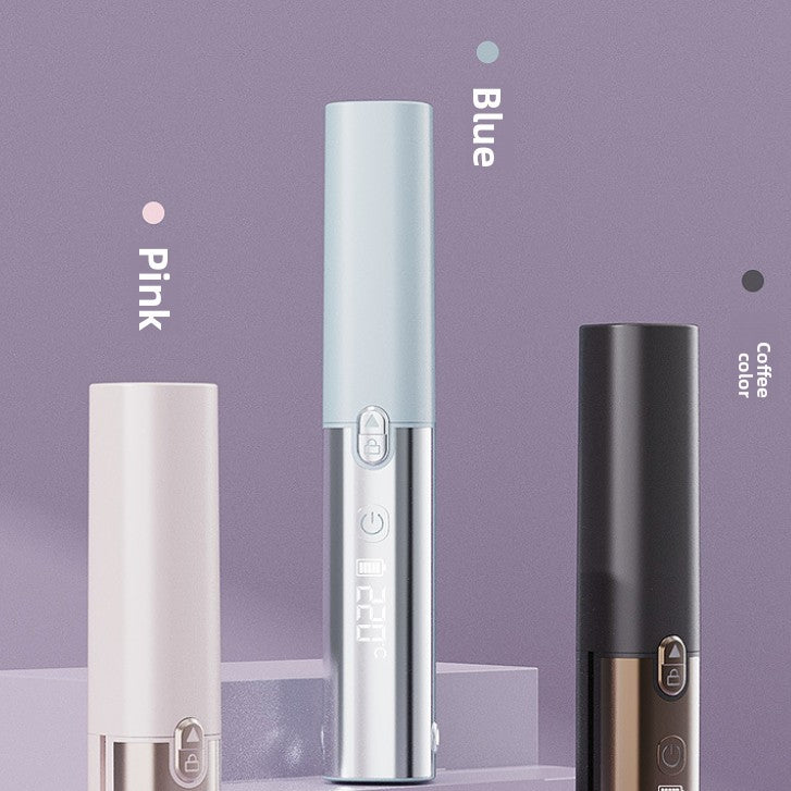 Wireless Ceramic Hair Straightener and Curler