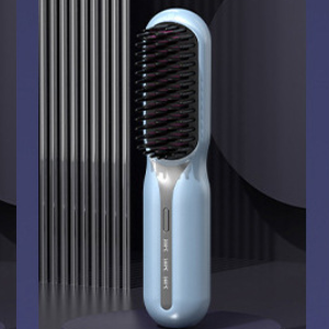Wireless Hair Straightener Comb with Negative Ion Technology