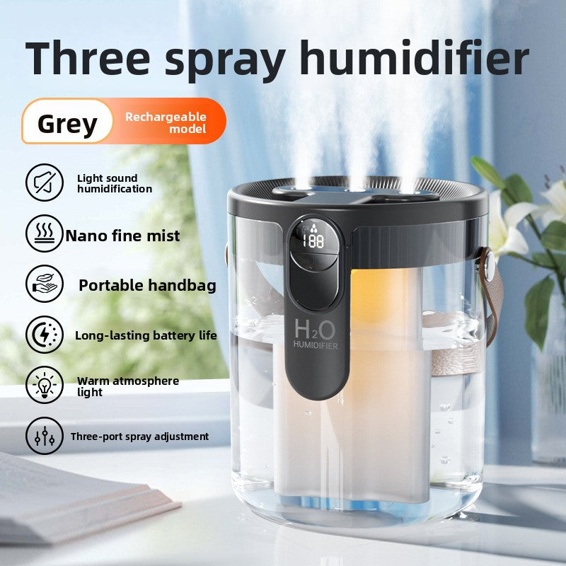 Wireless portable humidifier