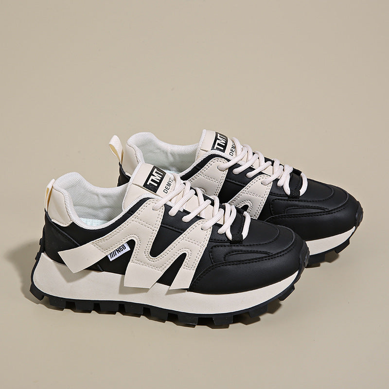 Women's Breathable Casual Sports Shoes with Thick Sole