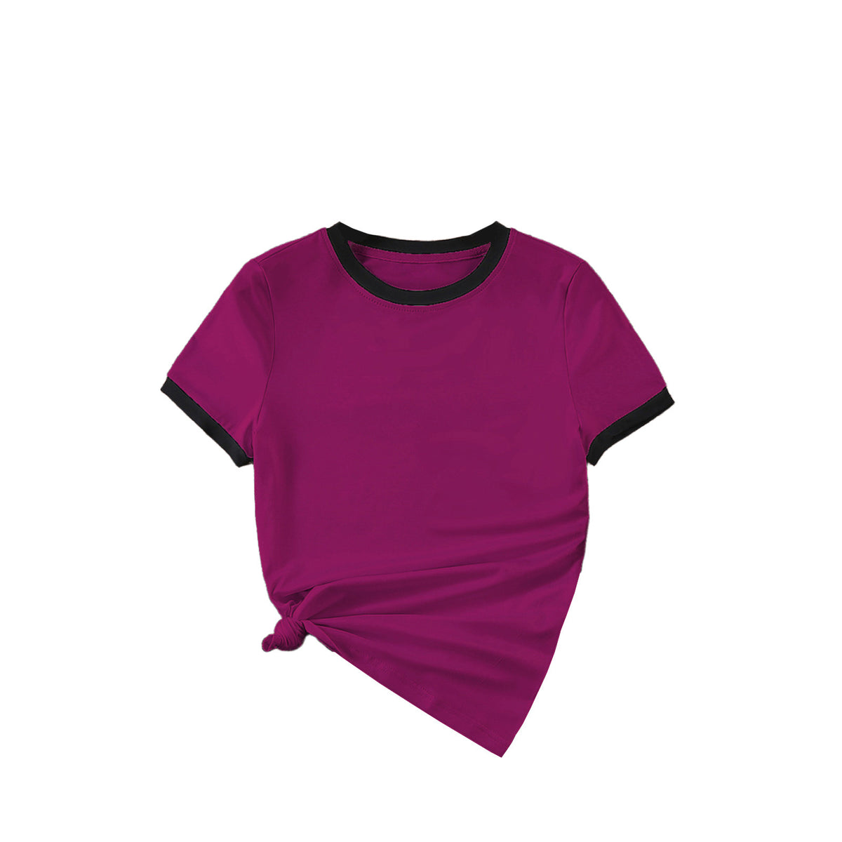 Women's Color Block T-shirt Casual Summer Top