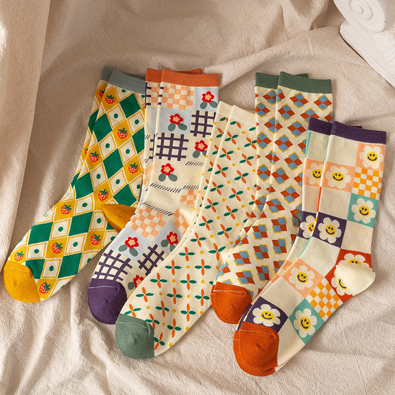 Women's Cotton Fashion Casual Sports Socks