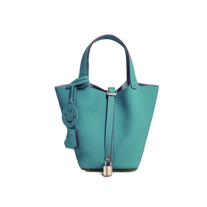 Women's Leather Bucket Bag