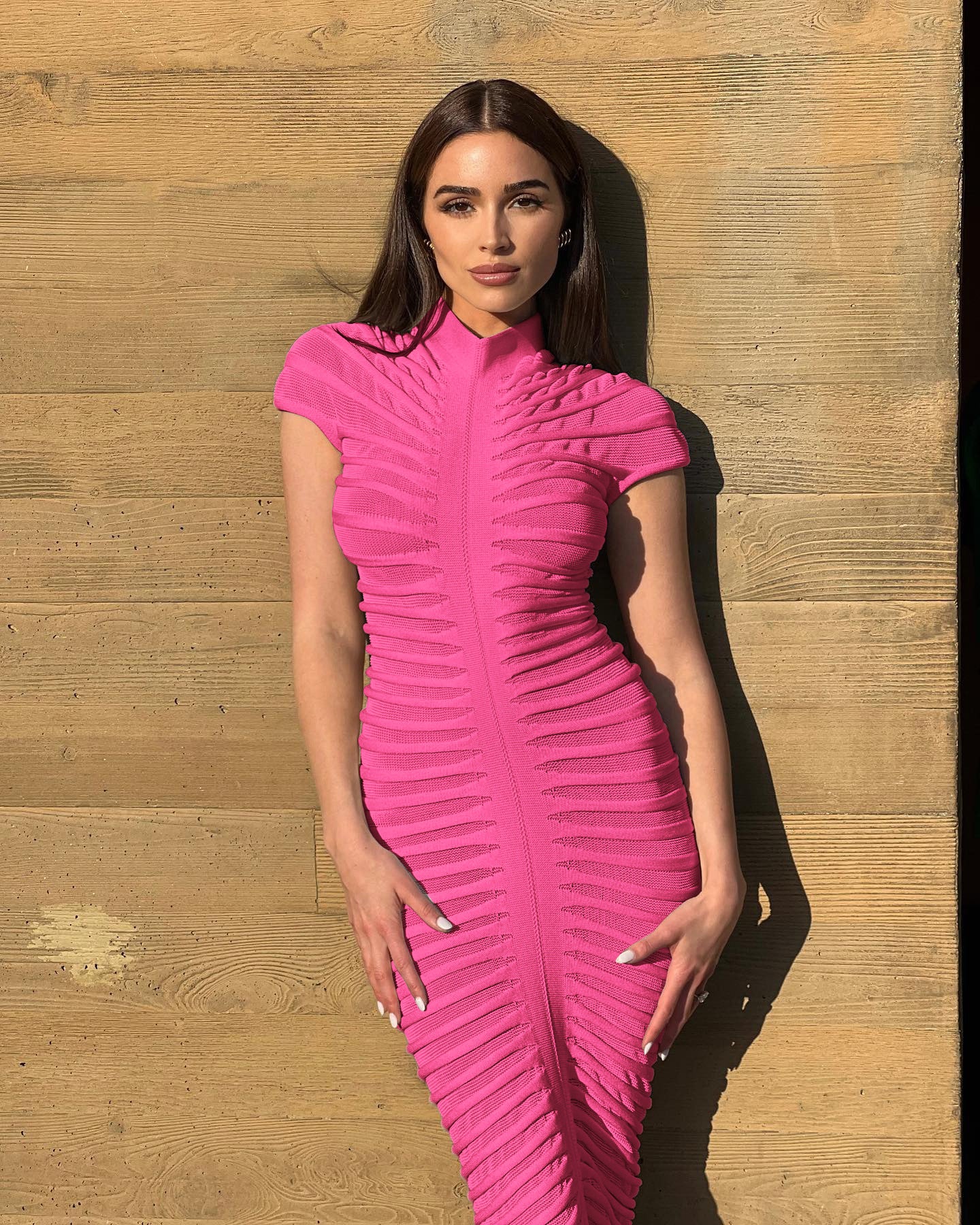 Women's Sexy Knitted Slim Fit Dress for Nightclub