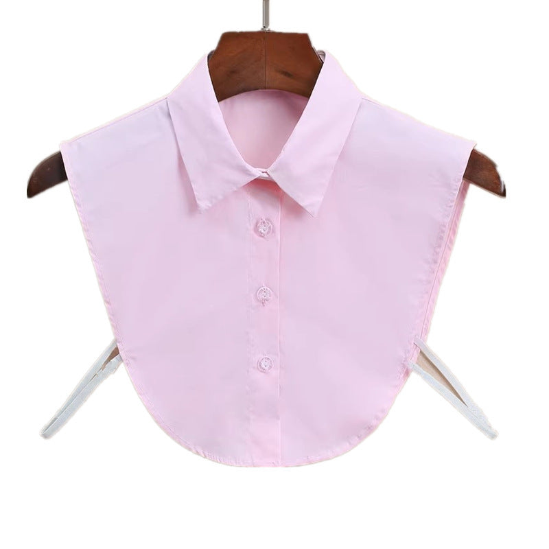 Women's shirt with detachable collar