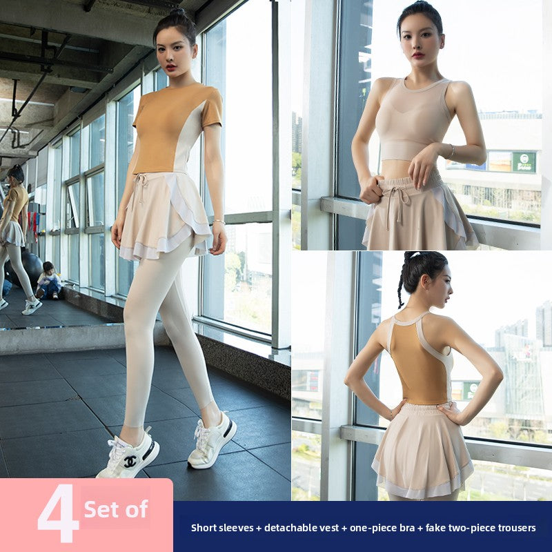 Women's Yoga Clothing Set Quick-Drying Fitness Outfit