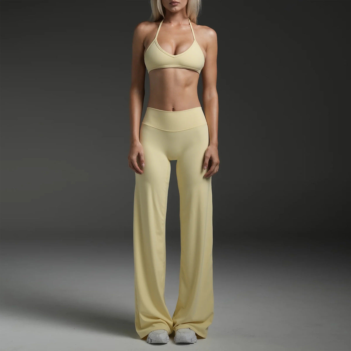 Women's Yoga Sports Bra and Pants Set