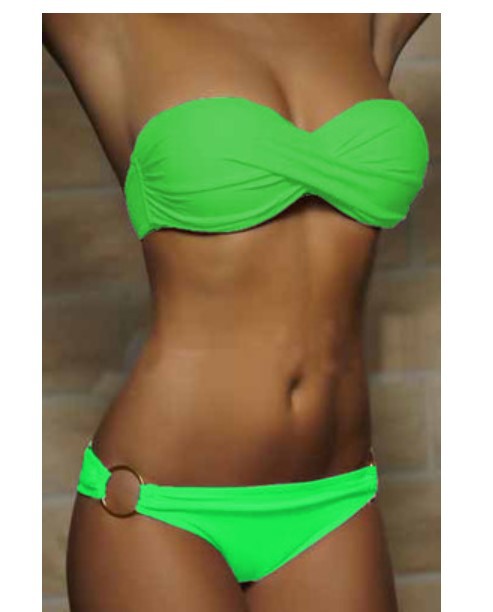 Womens High Waist Bikini Swimsuit