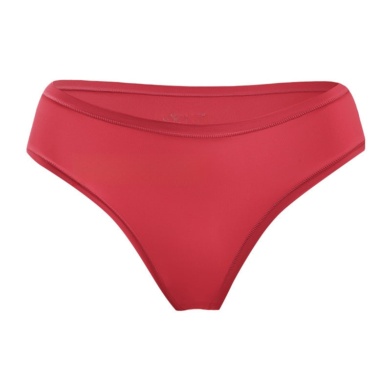 Womens High-Waisted Breathable Traceless Thong Panties