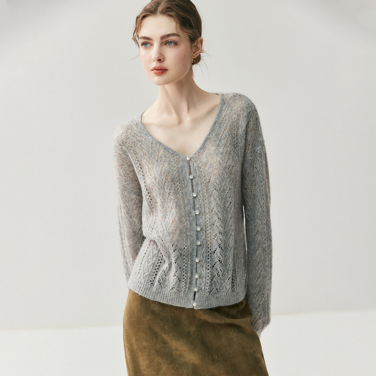 Womens Knitted Cardigan