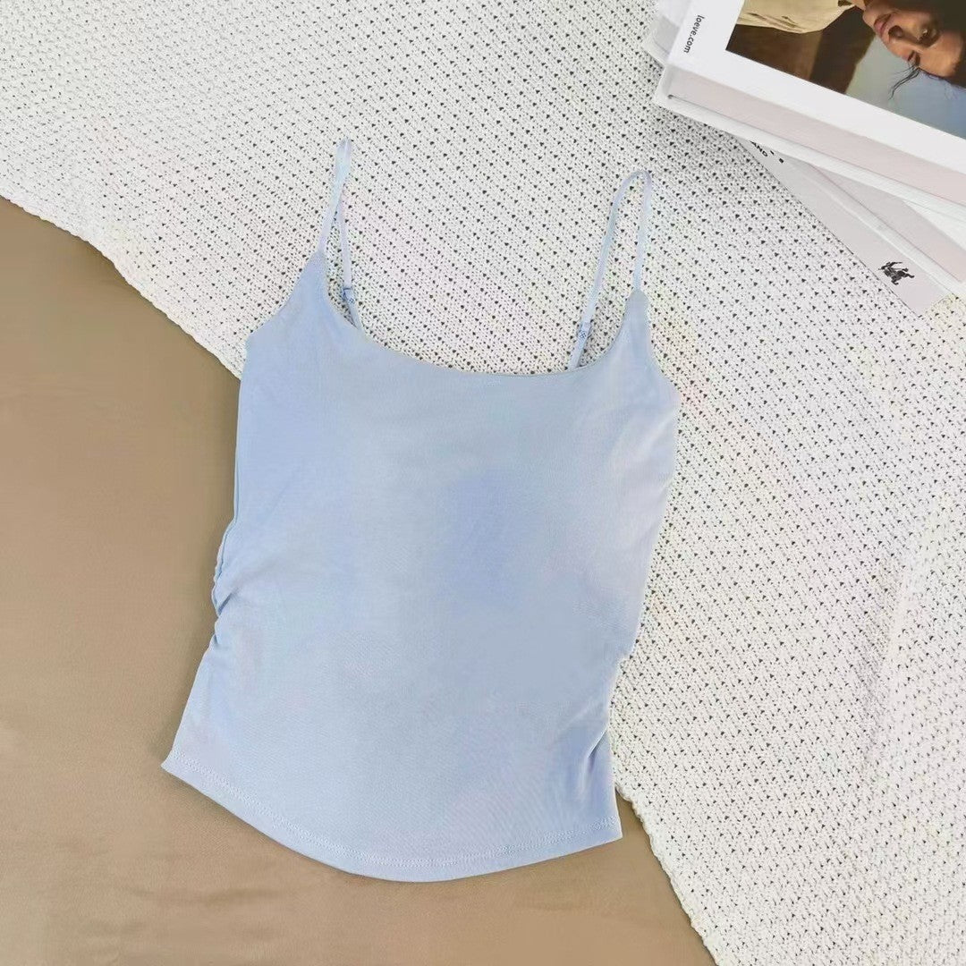 Womens Slim-Fit Camisole with Built-in Padding