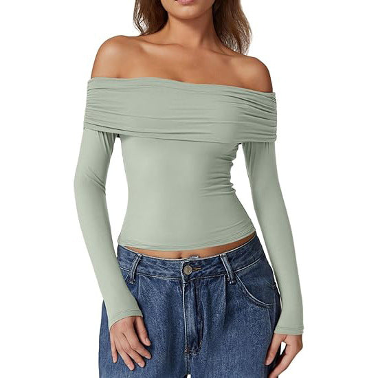 Womens Strapless Double Layer Pullover Top