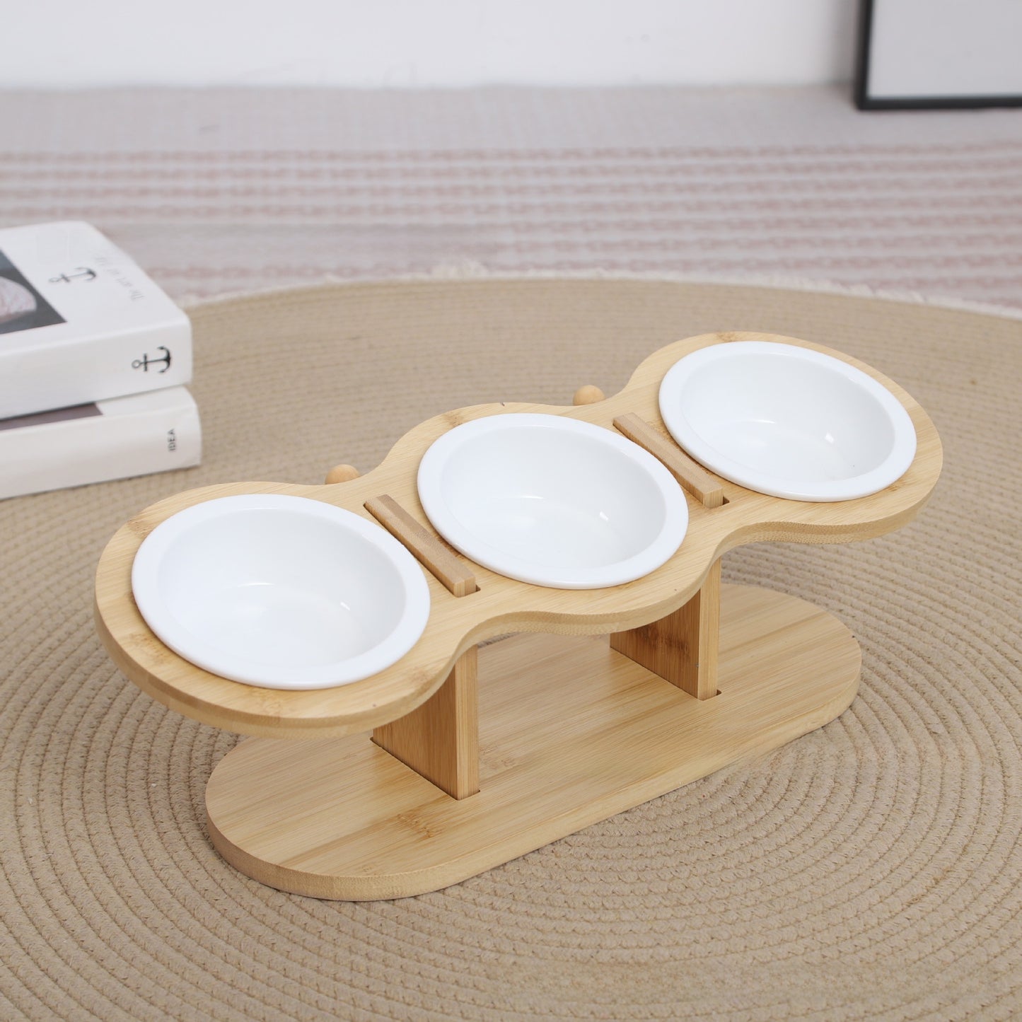 Wood pet rack