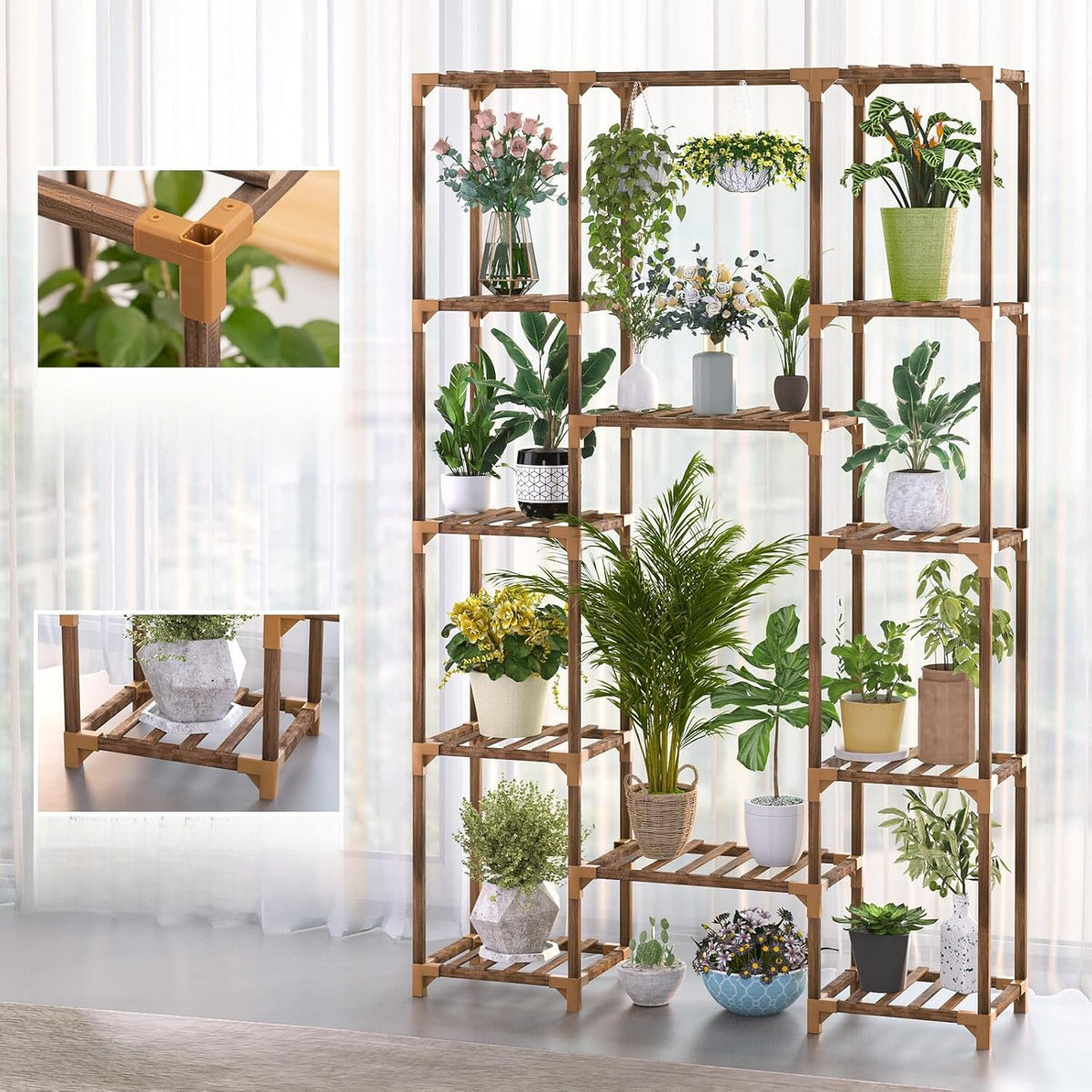 Wood Plant Stand