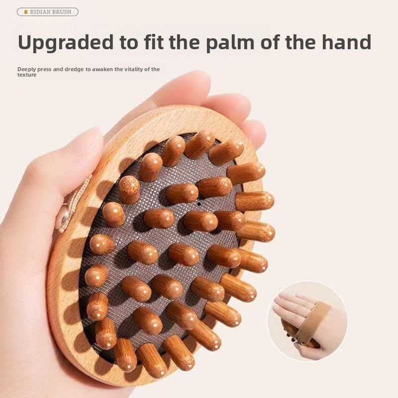 Wooden Meridian Massage Brush for Body Relaxation