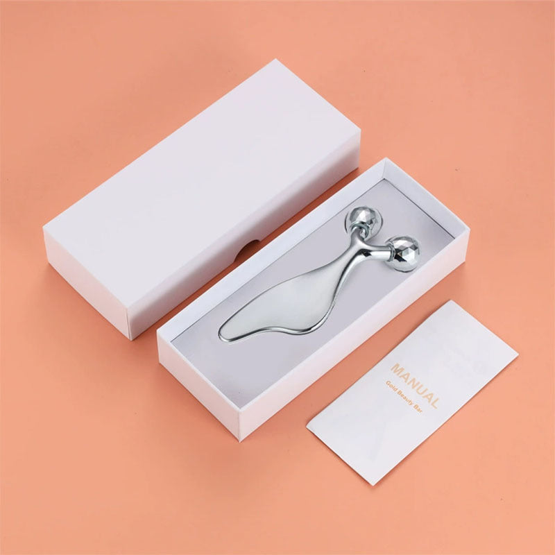 Zinc Alloy Manual Facial Massage Roller