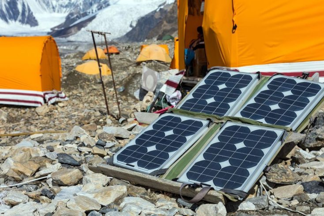 Solar powered gadgets for outdoor easy eco gear for trips