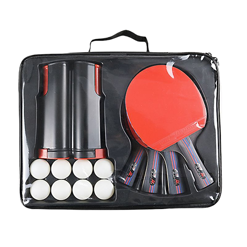 Boli Table Tennis Racket Set with Net Balls for Family Games