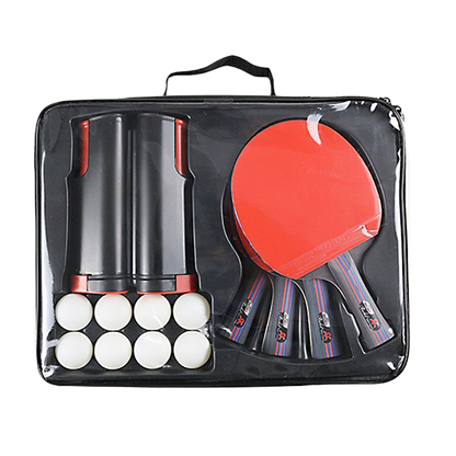 Boli Table Tennis Racket Set with Net Balls for Family Games