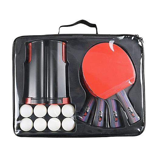 Boli Table Tennis Racket Set with Net Balls for Family Games