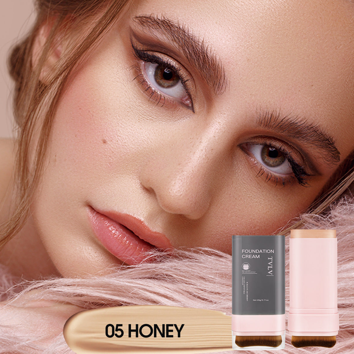 Concealer Foundation Stick Brush Head Waterproof Makeup Use