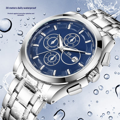 New Luminous Hands Alloy Mens Quartz Watch
