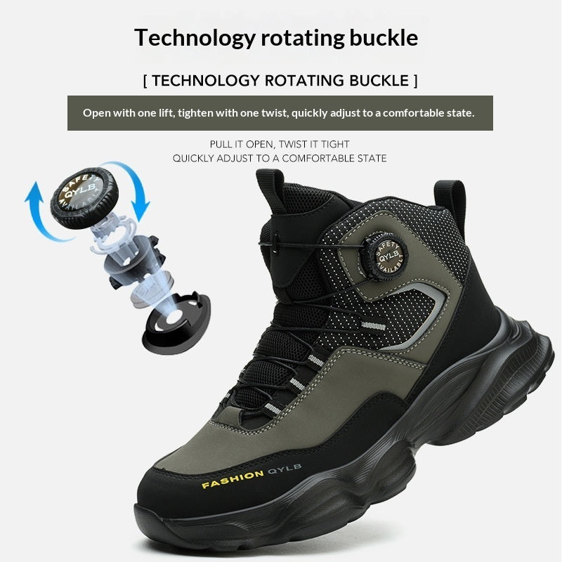 Buy Comfortable Durable Safety Shoes Rotating Quick-Release Buckle