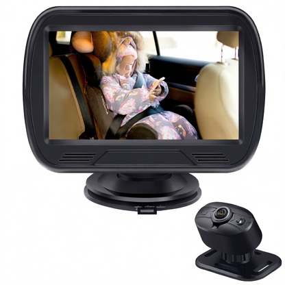 Car Baby Monitor with Adjustable Camera for Easy Monitoring