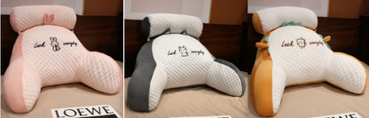 Sofa Fluffy Cushion Triangle Reading Backrest Pillow Comfort