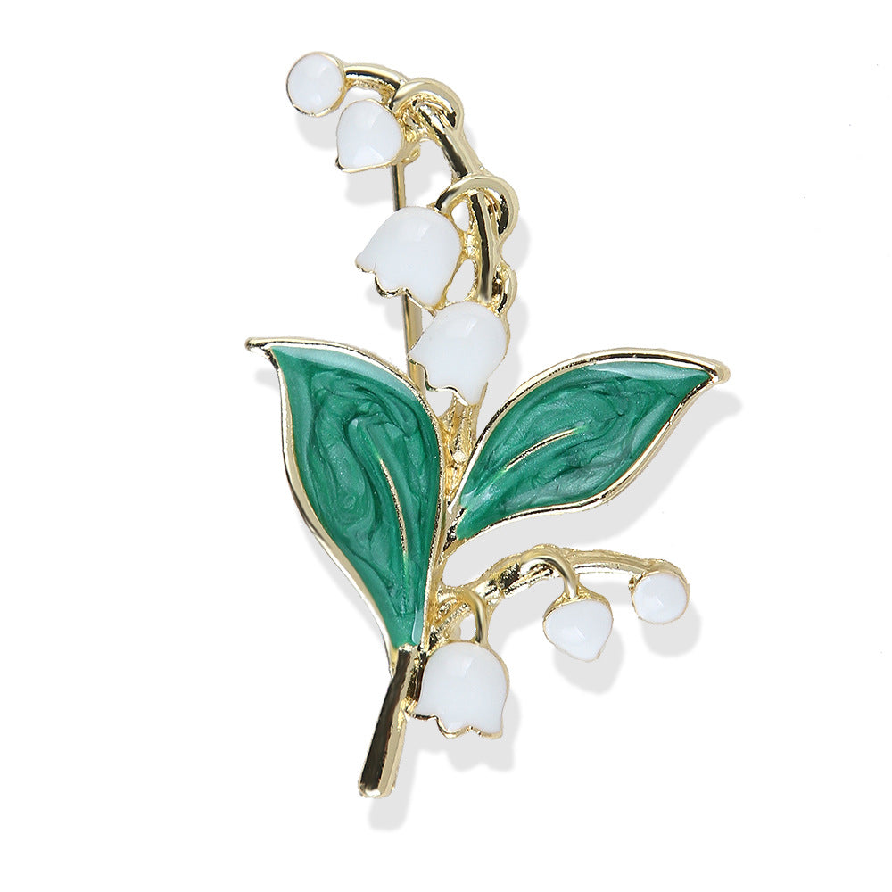 Pastoral Lily & Hyacinth Brooch – Stylish Jewelry for Women