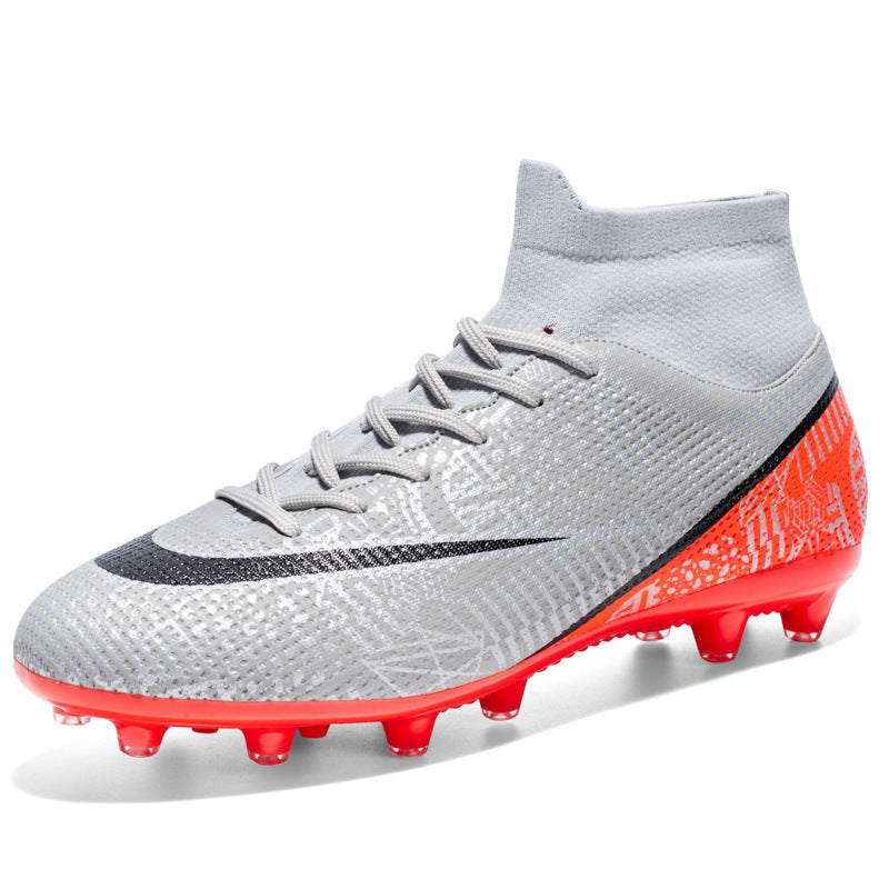 Breathable High Top Firm Ground Soccer Shoes Sports Design