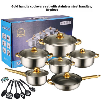 Premium Stainless Steel Cookware Kitchen Pots and Pans Set
