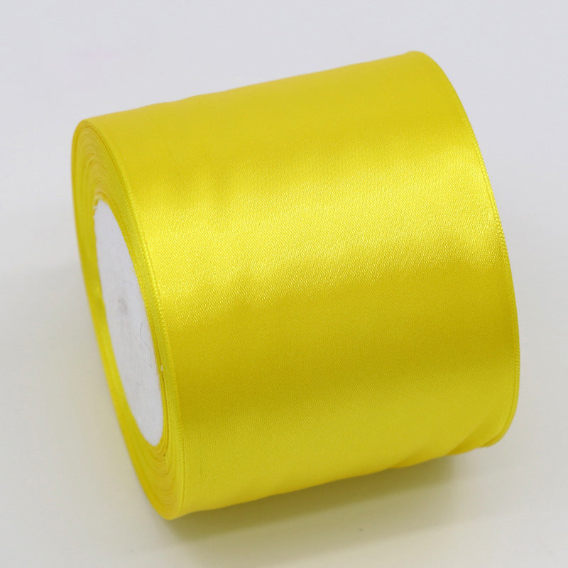 8CM Wide Silk Ribbon – Colored Ribbons for Wedding Supplies