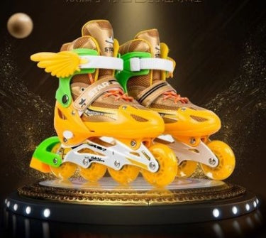 New Inline Skates for Children Boy Girl Flashing Roller Boots