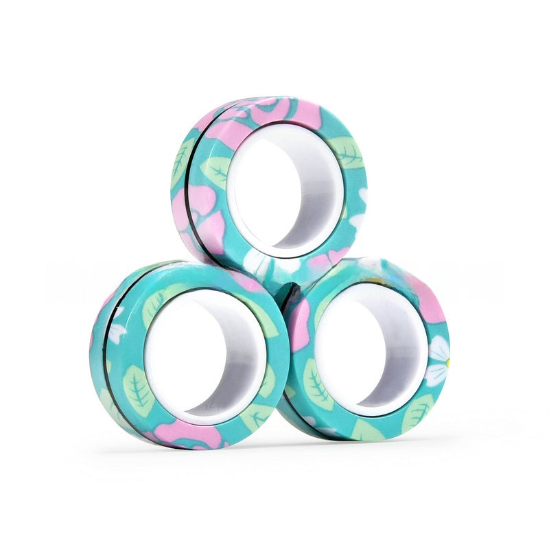 Magnetic Rotating Fidget Bracelet Toy for Kids Stress Relief