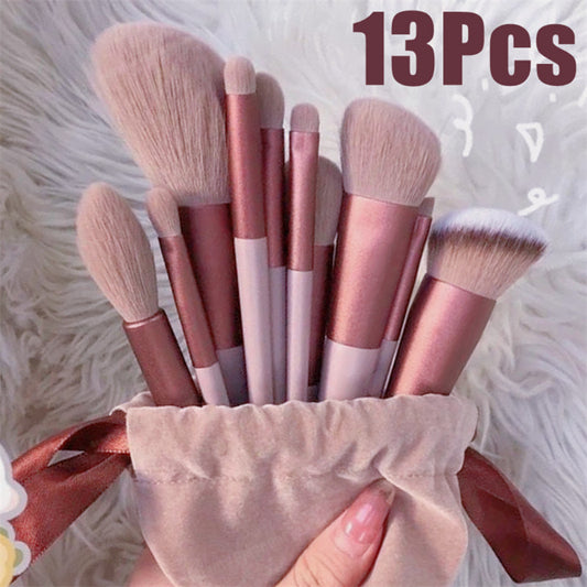 Makeup Brush Set 13Pcs Foundation Blush Eye Shadow Cosmetic