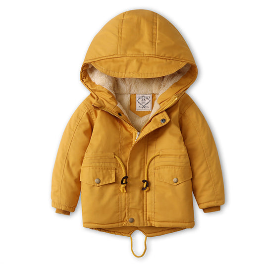 LM 6035 European American Boy’s Coat Cashmere Windcoat Winter