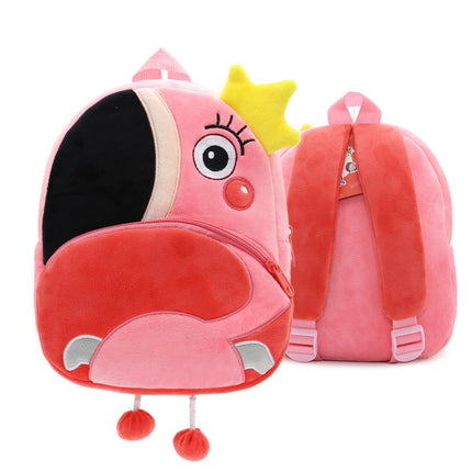 Cute Plush Backpacks for Kindergarten Cartoon School Bags