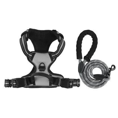 Reflective Dog Harness and Leash for Dogs Daily Walking Use