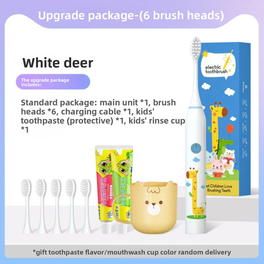Children's Electric Toothbrush Soft Bristles Sensitive Gums
