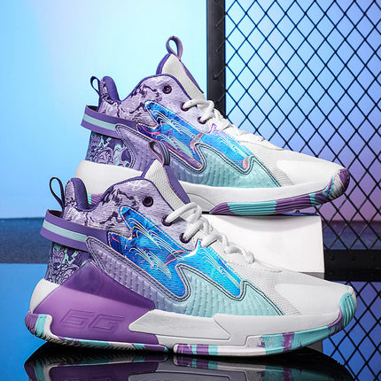 Luminous High-Top Basketball Shoes Stylish & Glow-in-the-Dark