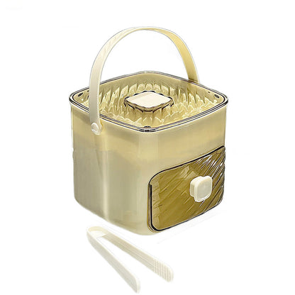Portable Press-Type Ice Cube Tray Mold