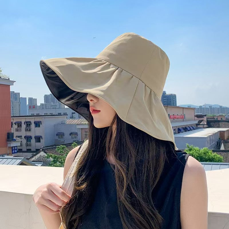 Fashionable UV-Protective Sun Hat for Women  Stylish and Safe