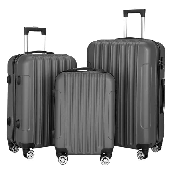 Buy Multifunctional Luggage Set for Traveling – Dark Gray Suitcases