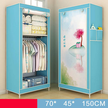 Single Dormitory Dust Closed Wardrobe – Compact Storage