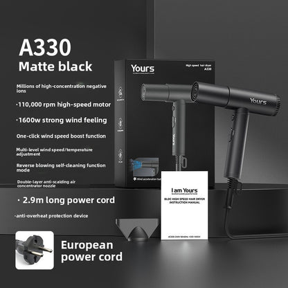 High-Speed Hair Dryer with Negative Ion Technology