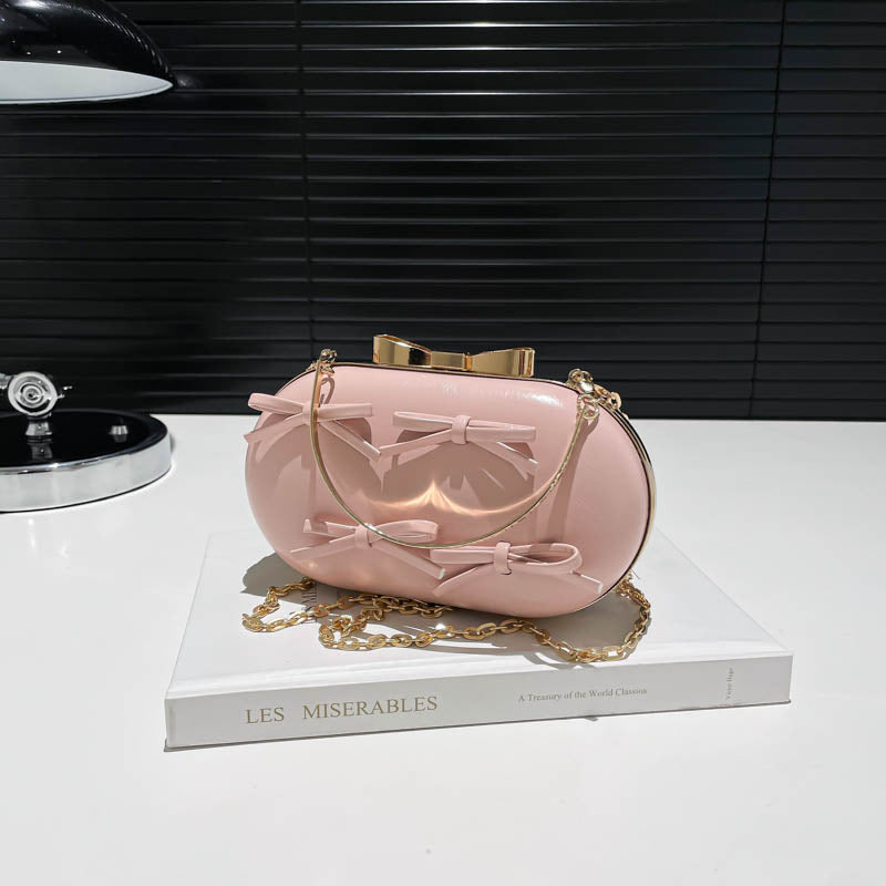 Stylish Mini Heart-Shape Plaid Clutch Women's Shoulder Bag