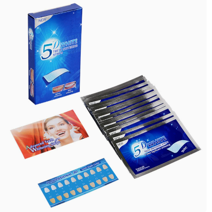 Gentle Cleaning 9D Whitening Tooth Strips Bright Smile Kit